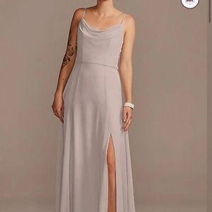 COPY - David’s Bridal Cowl Neck Dress